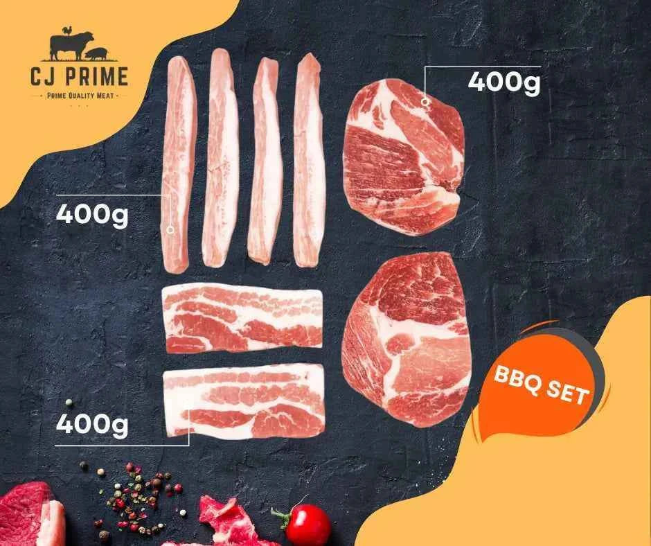 Premium K-BBQ Pork Set 프리미엄 돼지 고기 바베큐 세트 1.2 kg